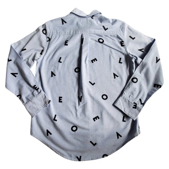 Current/Elliott Love Letter Button Down Shirt Size 1 (US 4) - Picture 4 of 9